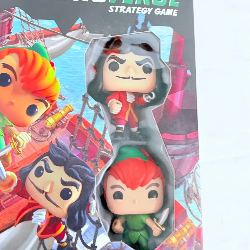 Disney Peter Pan FunkoVerse Strategy Game 100 Peter Pan & Captain Hook Funko Pop